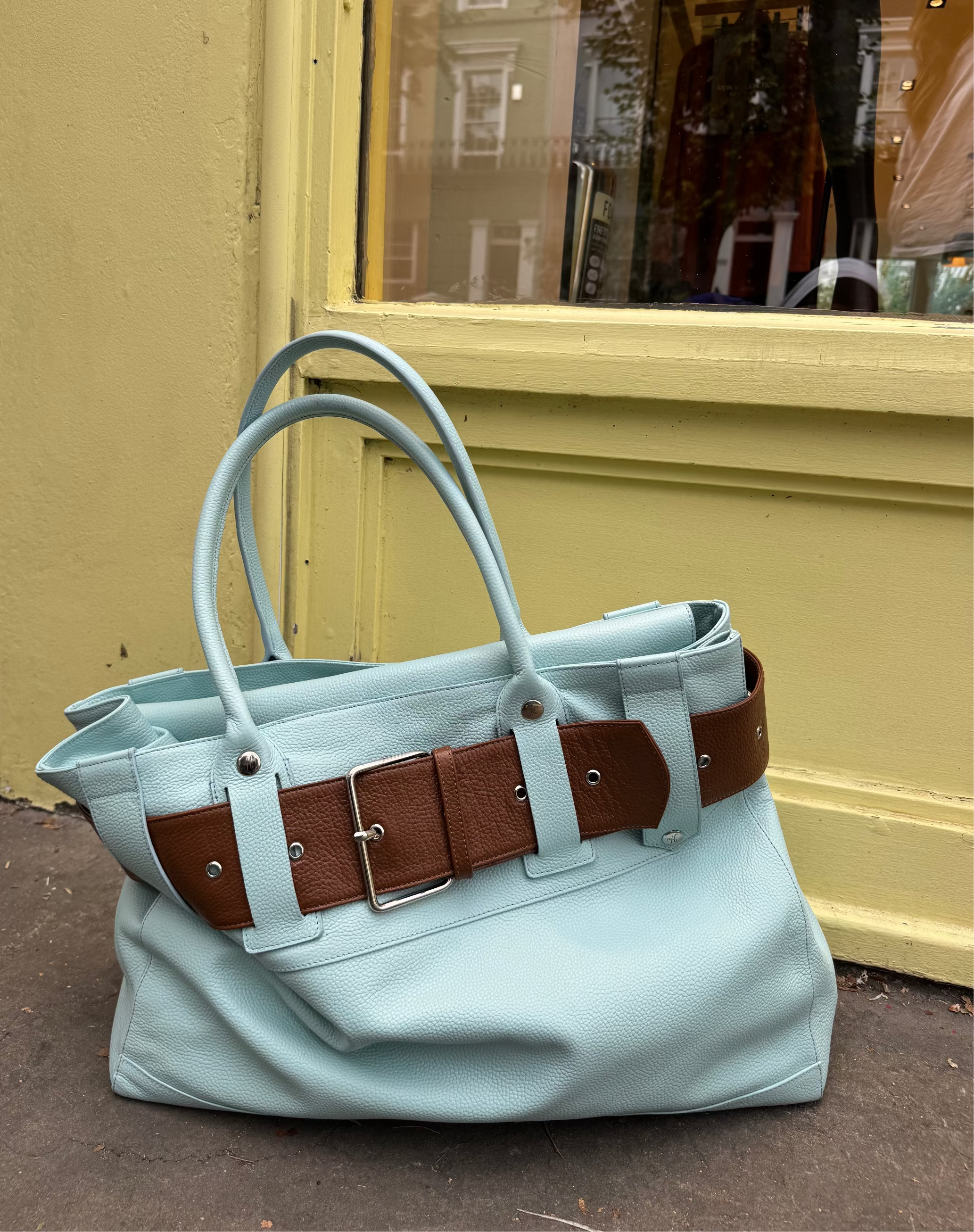 XL BULLY BAG IN AQUAMARINE - PRE-ORDER